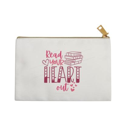 Pagewings Valentine Sweatshirt Read Your Heart Pouch