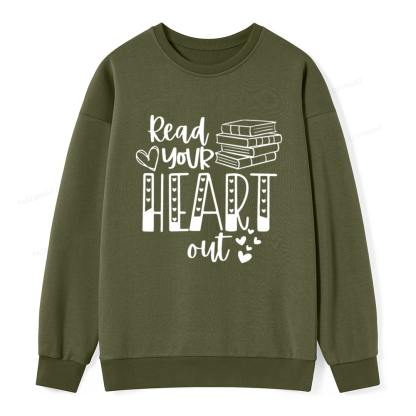 Pagewings Valentine Sweatshirt Read Your Heart Unisex Classic Sweatshirt