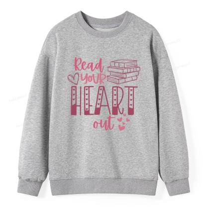 Pagewings Valentine Sweatshirt Read Your Heart Unisex Classic Sweatshirt