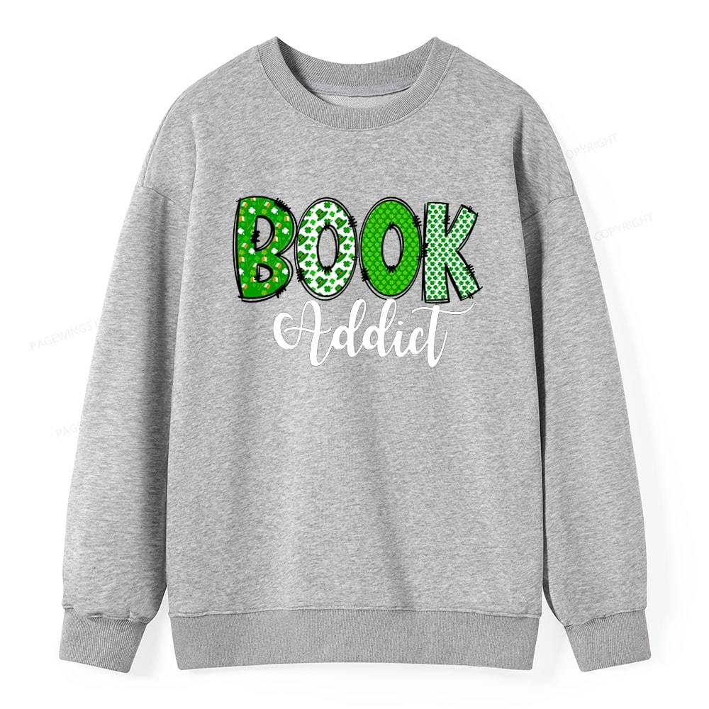 Pagewingsread t Patrick's Day Gift for bookworm,Book Lovers Unisex Classic Sweatshirt
