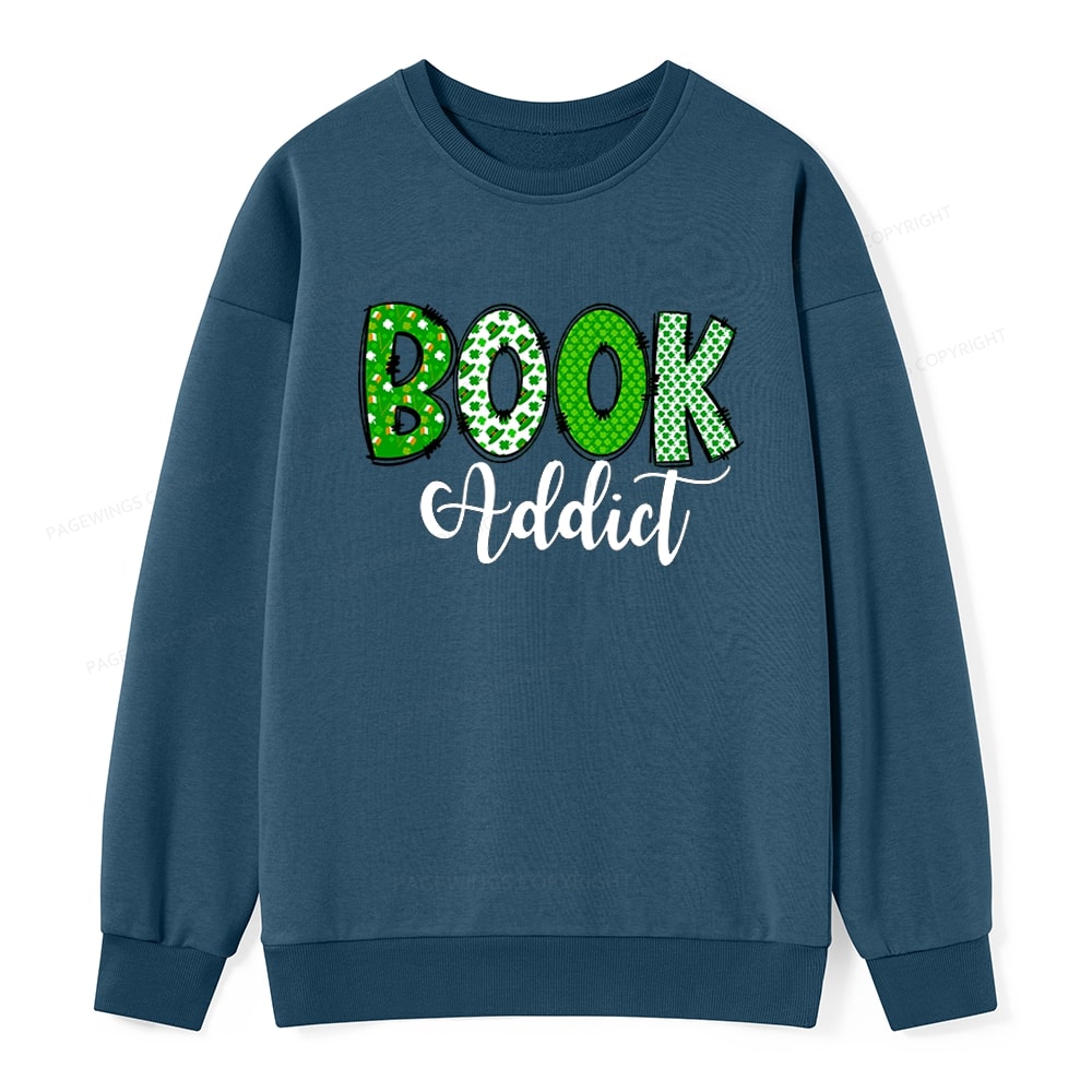Pagewingsread t Patrick's Day Gift for bookworm,Book Lovers Unisex Classic Sweatshirt