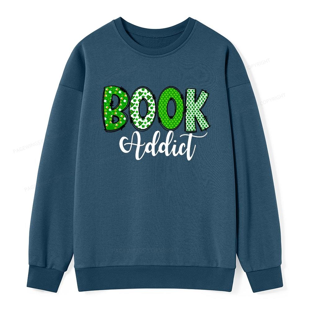 Pagewingsread t Patrick's Day Gift for bookworm,Book Lovers Unisex Classic Sweatshirt