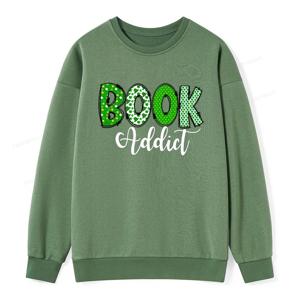 Pagewingsread t Patrick's Day Gift for bookworm,Book Lovers Unisex Classic Sweatshirt