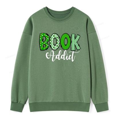 Pagewingsread t Patrick's Day Gift for bookworm,Book Lovers Unisex Classic Sweatshirt