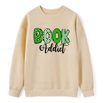 Pagewingsread t Patrick's Day Gift for bookworm,Book Lovers Unisex Classic Sweatshirt