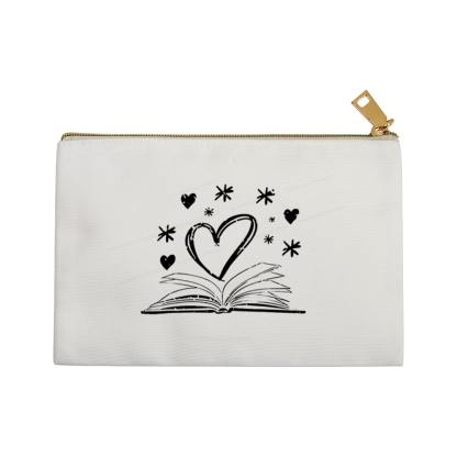 Pagewings Bookworm Librarian Valentines Day Book Pouch