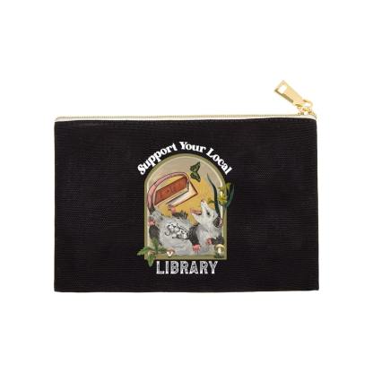 Pagewings Library Readers Make Leaders Jersey Short Sleeve Tee Pouch