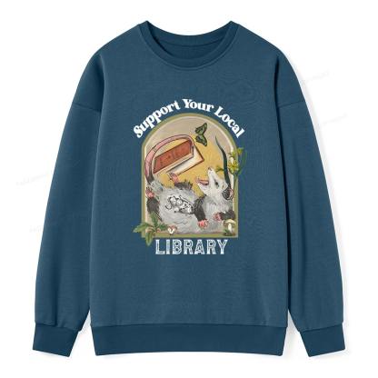 Pagewings Library Readers Make Leaders Jersey Short Sleeve Tee Unisex Classic Sweatshirt