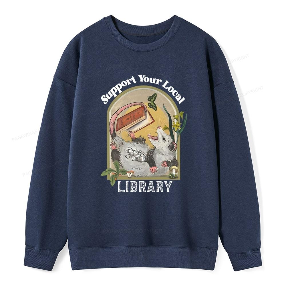 Pagewings Library Readers Make Leaders Jersey Short Sleeve Tee Unisex Classic Sweatshirt