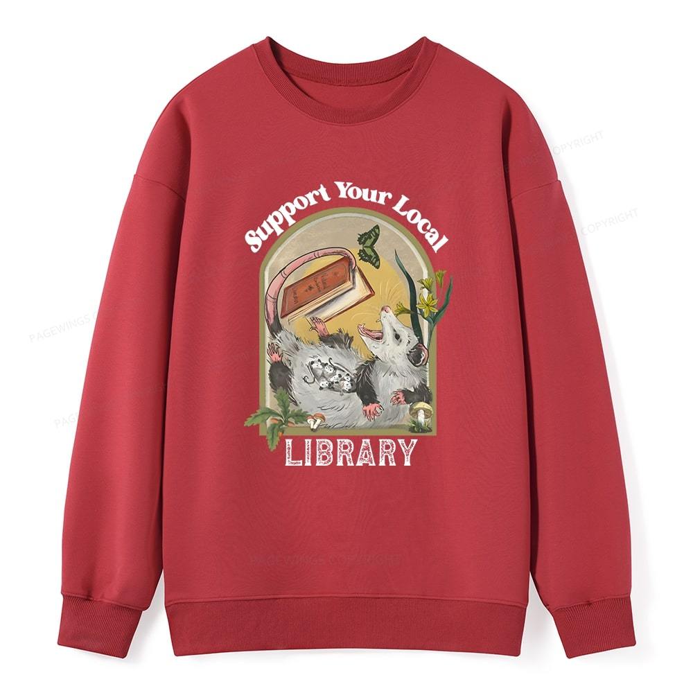 Pagewings Library Readers Make Leaders Jersey Short Sleeve Tee Unisex Classic Sweatshirt