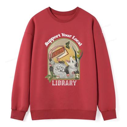 Pagewings Library Readers Make Leaders Jersey Short Sleeve Tee Unisex Classic Sweatshirt