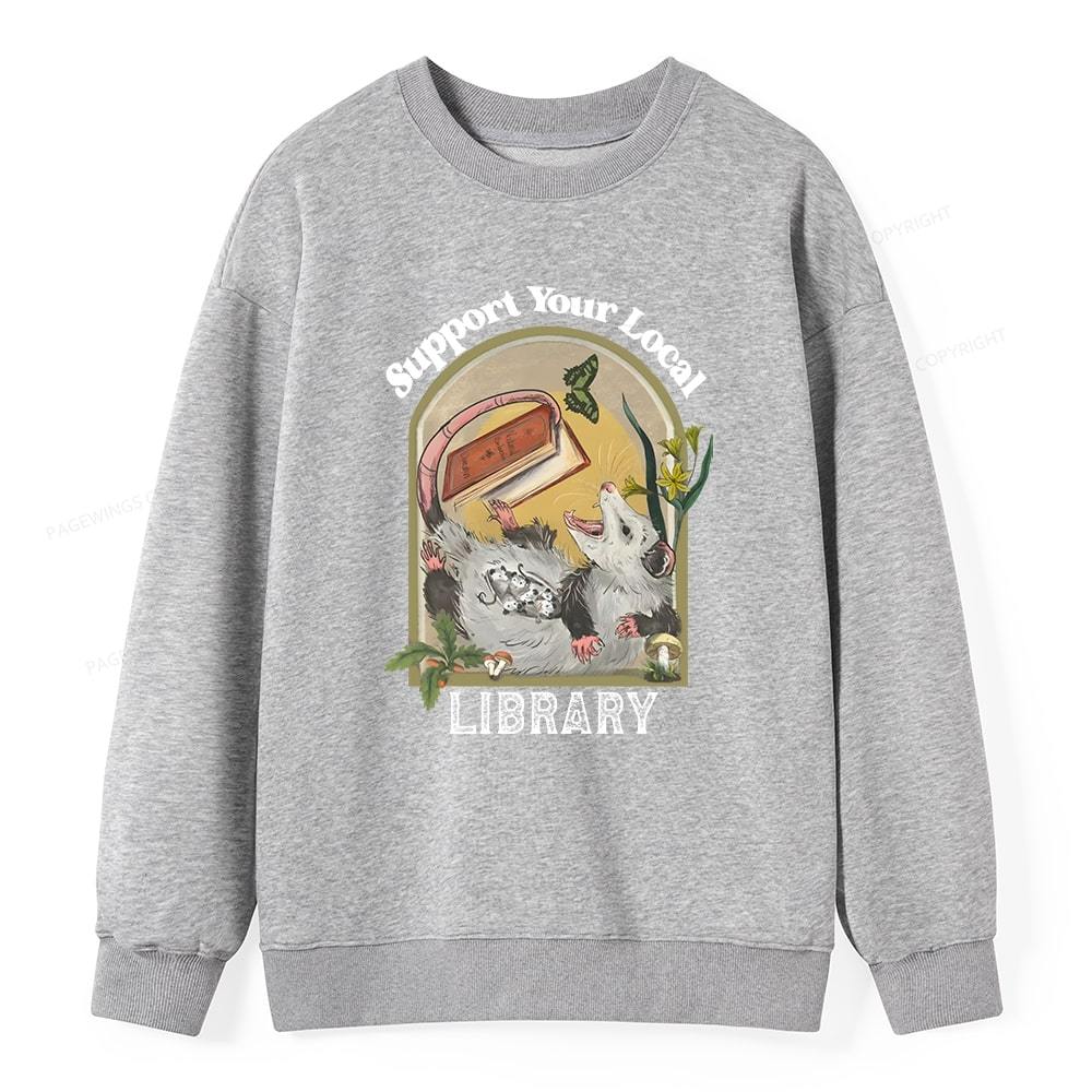 Pagewings Library Readers Make Leaders Jersey Short Sleeve Tee Unisex Classic Sweatshirt