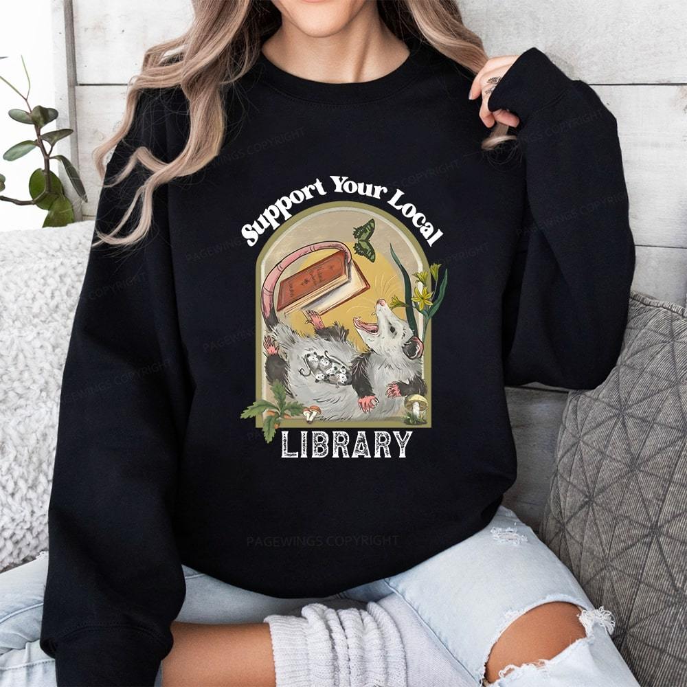 Pagewings Library Readers Make Leaders Jersey Short Sleeve Tee Unisex Classic Sweatshirt