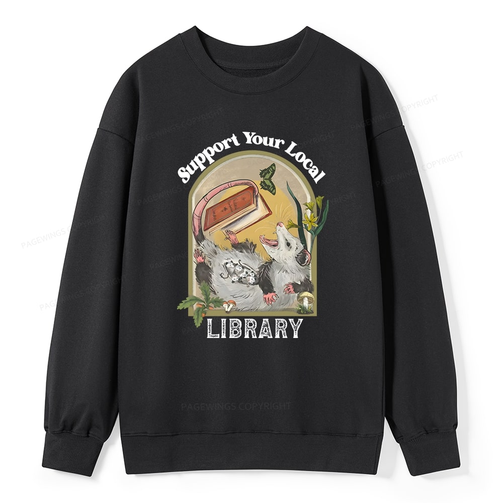 Pagewings Library Readers Make Leaders Jersey Short Sleeve Tee Unisex Classic Sweatshirt