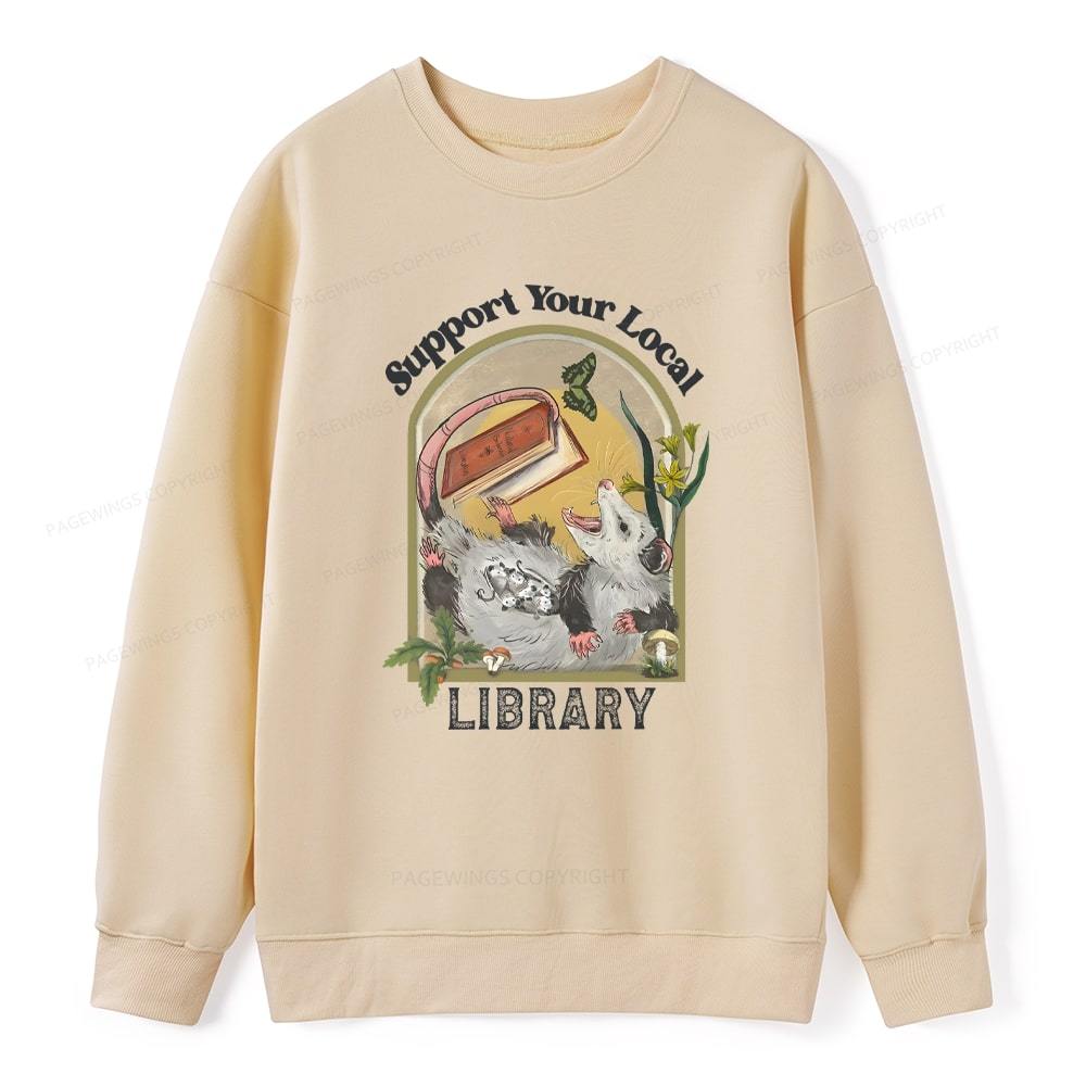 Pagewings Library Readers Make Leaders Jersey Short Sleeve Tee Unisex Classic Sweatshirt