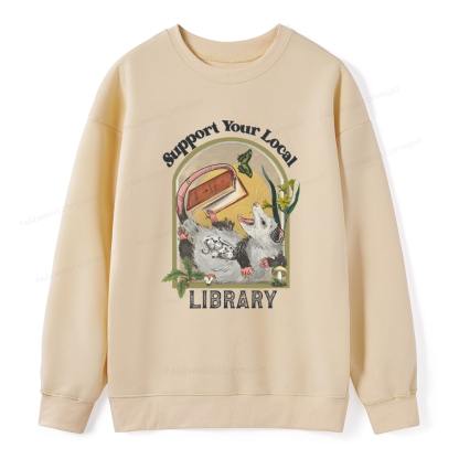 Pagewings Library Readers Make Leaders Jersey Short Sleeve Tee Unisex Classic Sweatshirt