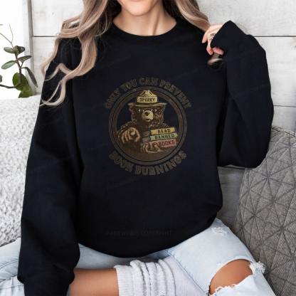 Pagewings Only You Can Prevent Book Burnings Unisex Classic Sweatshirt