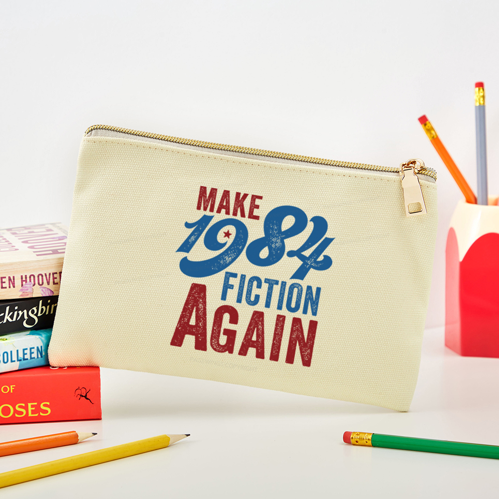 Pagewing Make 1984 Fiction Again Solid and Distressed Pouch