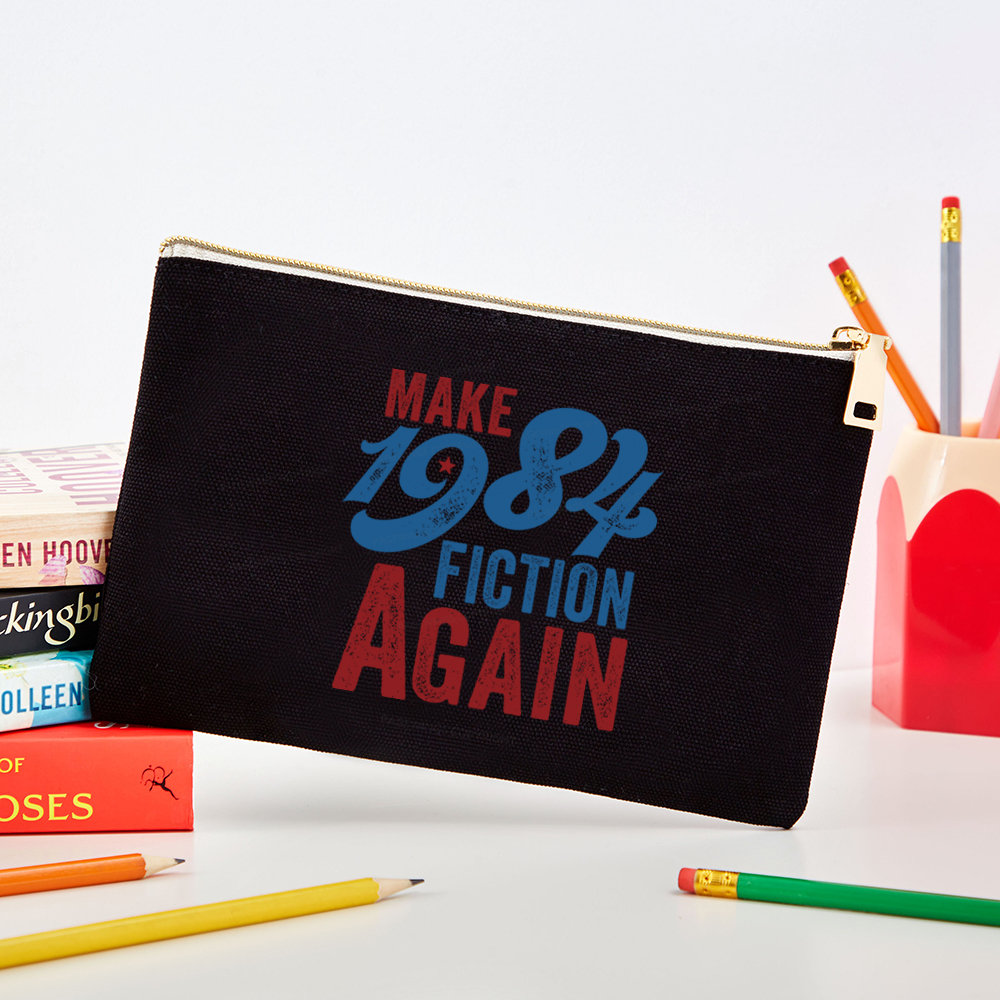 Pagewing Make 1984 Fiction Again Solid and Distressed Pouch