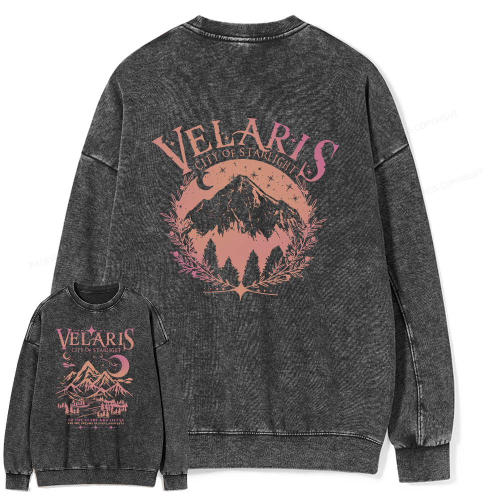 Pagewings Velaris Unisex Washed Sweatshirt