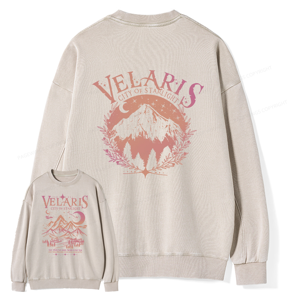 Pagewings Velaris Unisex Washed Sweatshirt