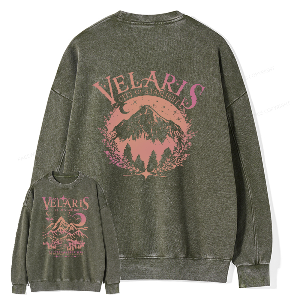 Pagewings Velaris Unisex Washed Sweatshirt