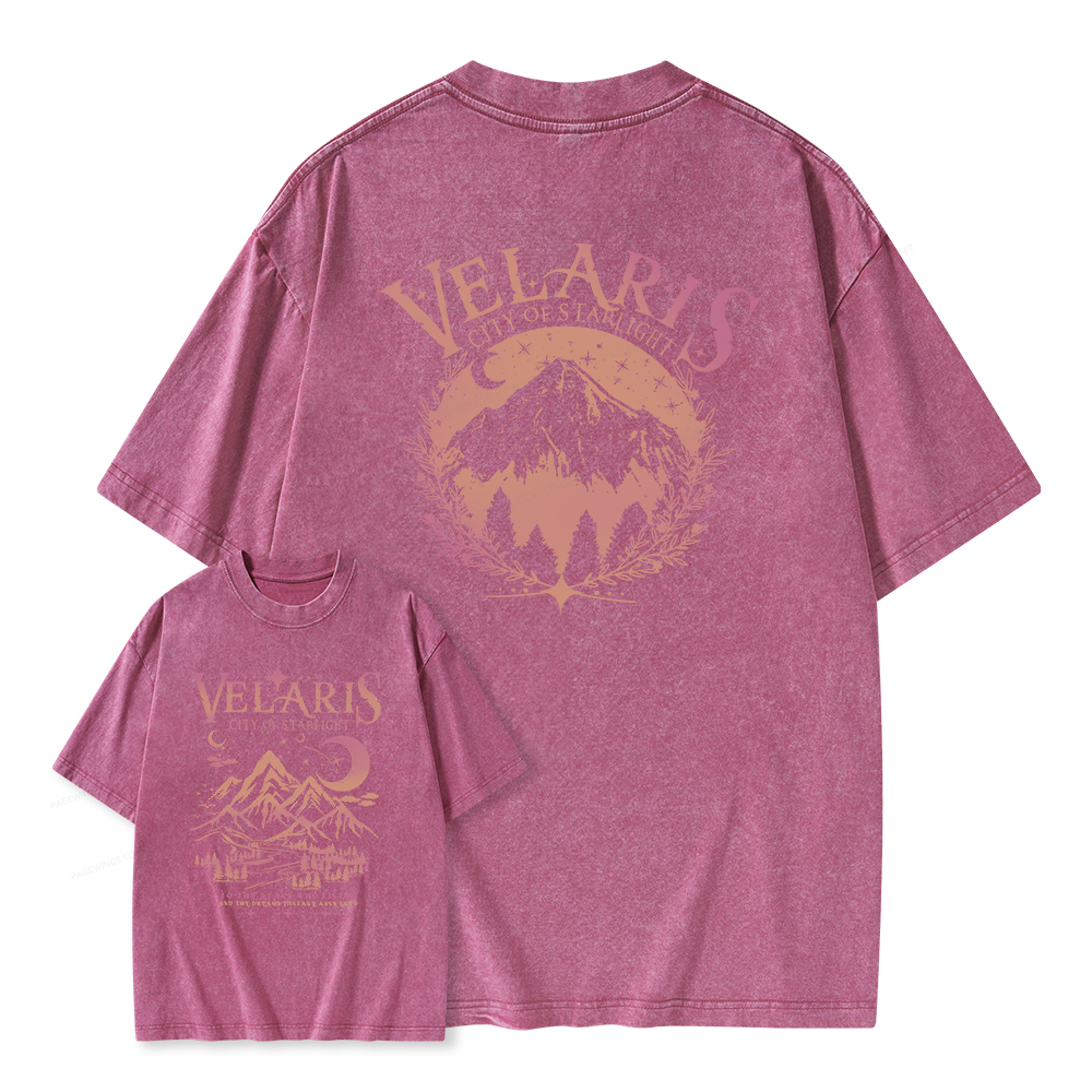 Pagewings Velaris Unisex Washed T-shirt