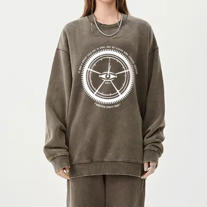 Pagewings  Nineteen Eighty-Four Unisex Washed Sweatshirt