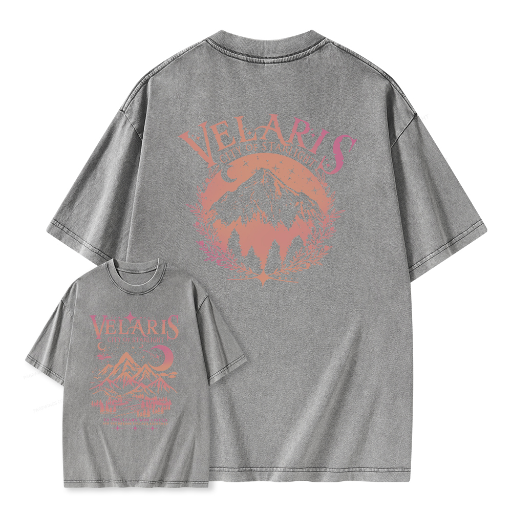 Pagewings Velaris Unisex Washed T-shirt
