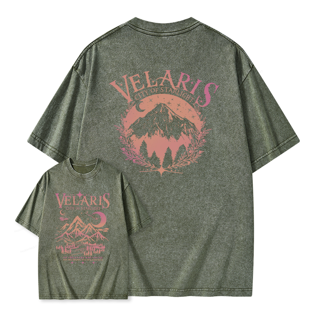Pagewings Velaris Unisex Washed T-shirt