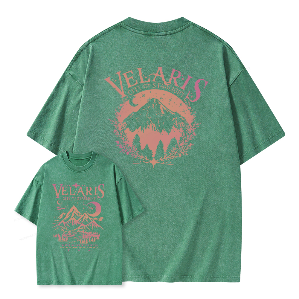 Pagewings Velaris Unisex Washed T-shirt