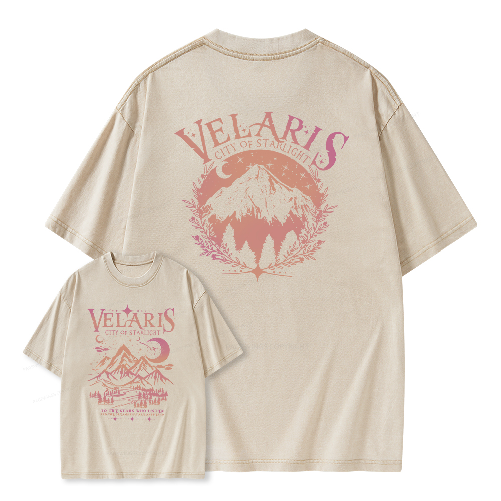 Pagewings Velaris Unisex Washed T-shirt