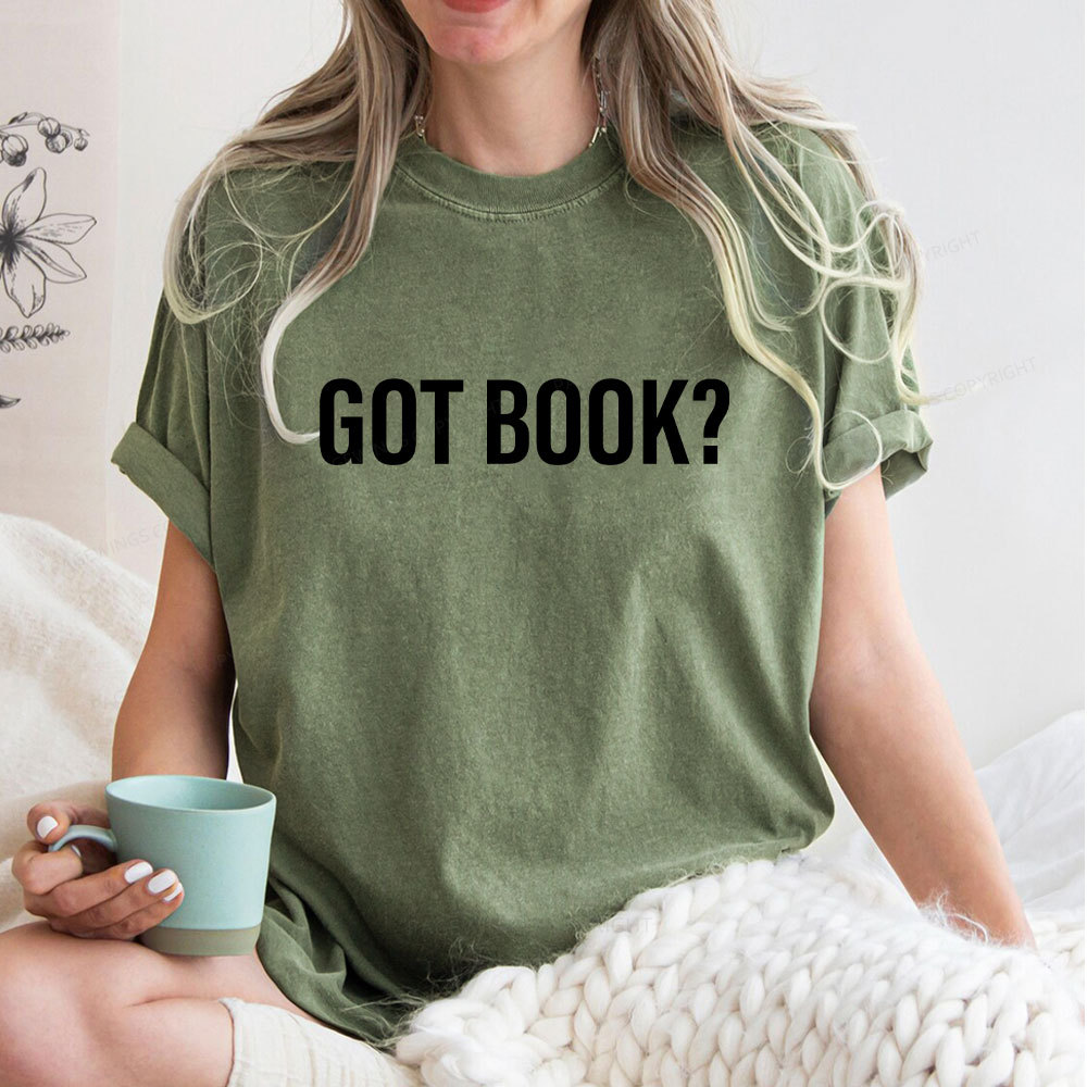 Pagewings Got Book Unisex Washed T-shirt