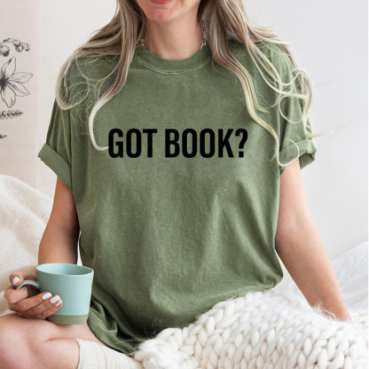 Pagewings Got Book Unisex Washed T-shirt