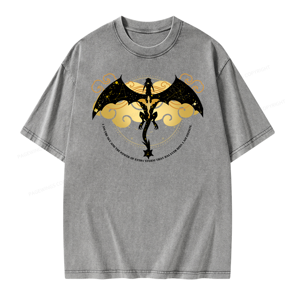 Pagewings Fourthwing Unisex Washed T-shirt