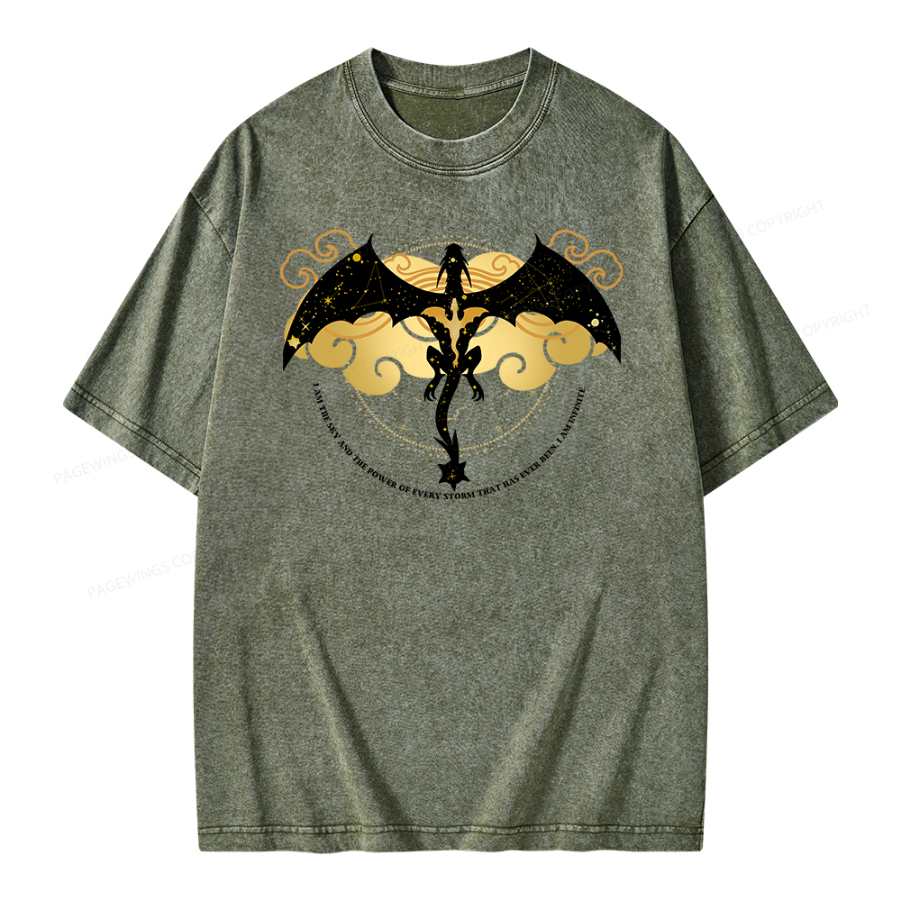 Pagewings Fourthwing Unisex Washed T-shirt