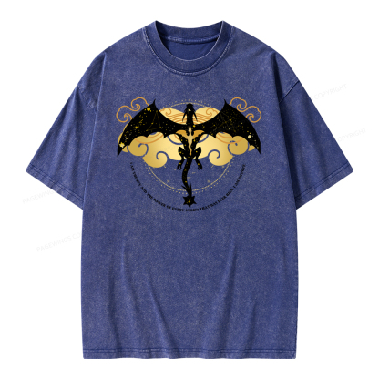 Pagewings Fourthwing Unisex Washed T-shirt