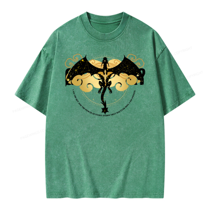 Pagewings Fourthwing Unisex Washed T-shirt