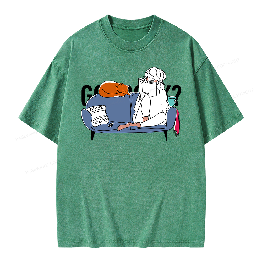 Pagewings Reading Unisex Washed T-shirt