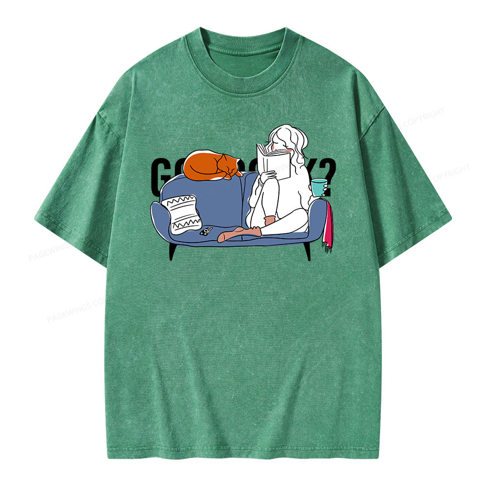 Pagewings Reading Unisex Washed T-shirt