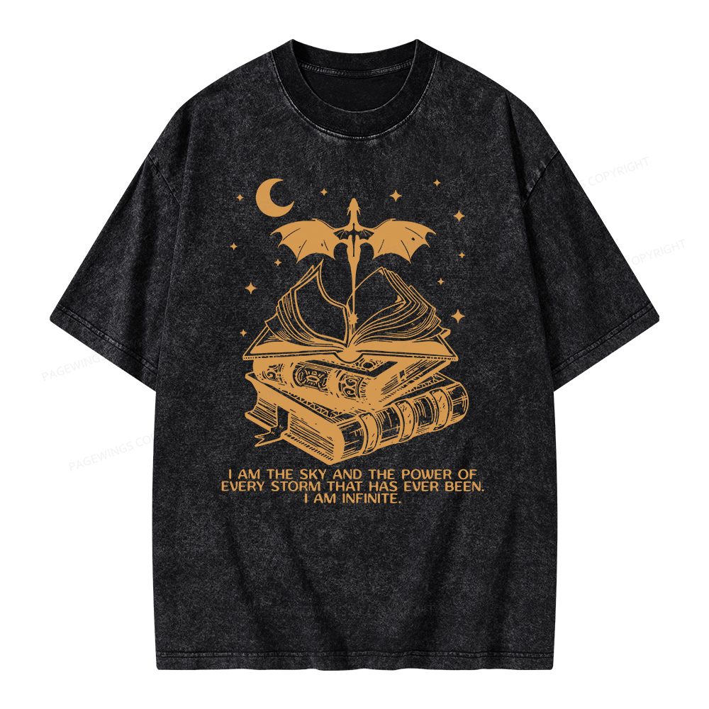 Pagewings Fourthwing Unisex Washed T-shirt