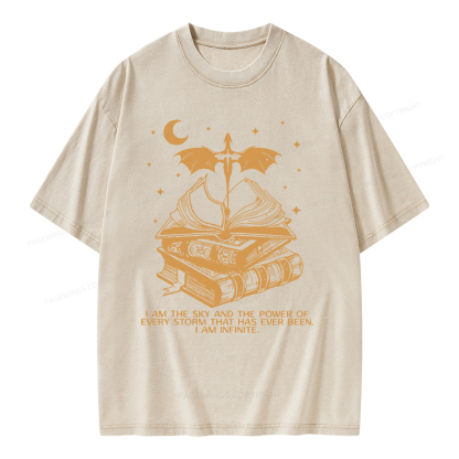 Pagewings Fourthwing Unisex Washed T-shirt