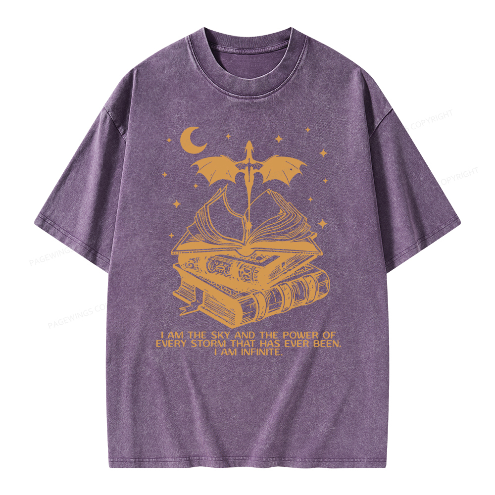 Pagewings Fourthwing Unisex Washed T-shirt