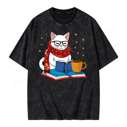 Pagewings Read Good Books Unisex Washed T-shirt