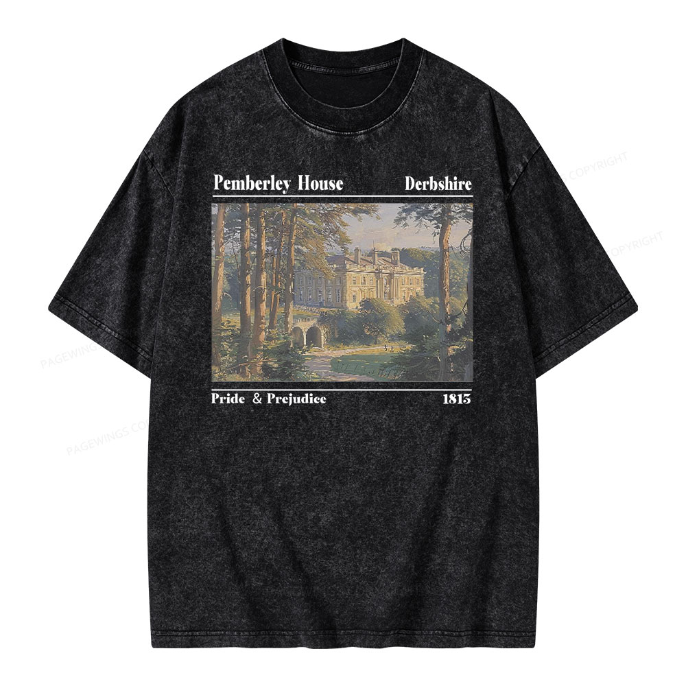 Pagewings Stop Book Banning Unisex Washed T-shirt