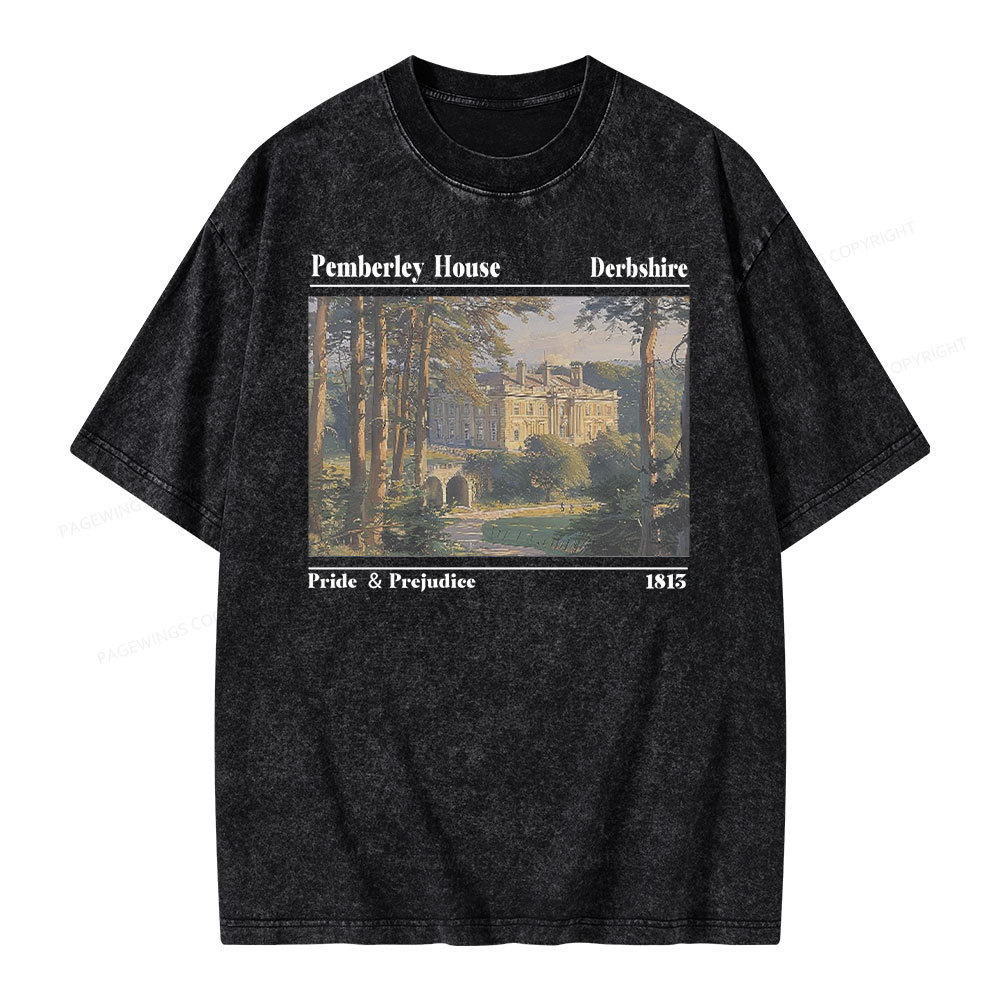 Pagewings Stop Book Banning Unisex Washed T-shirt