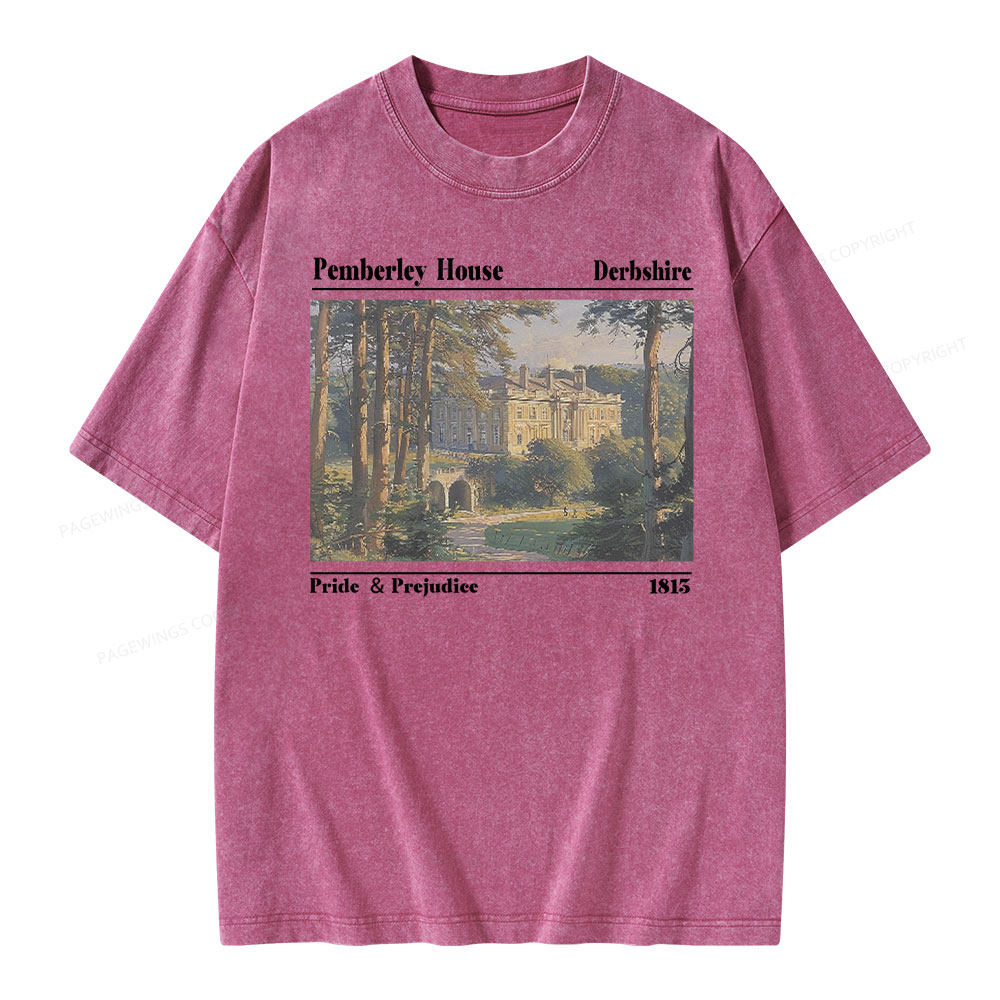 Pagewings Stop Book Banning Unisex Washed T-shirt