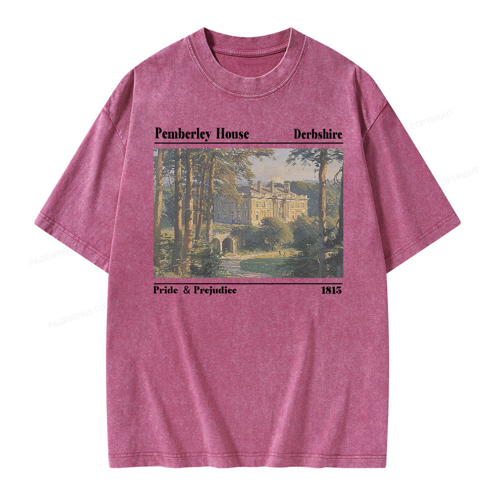 Pagewings Stop Book Banning Unisex Washed T-shirt