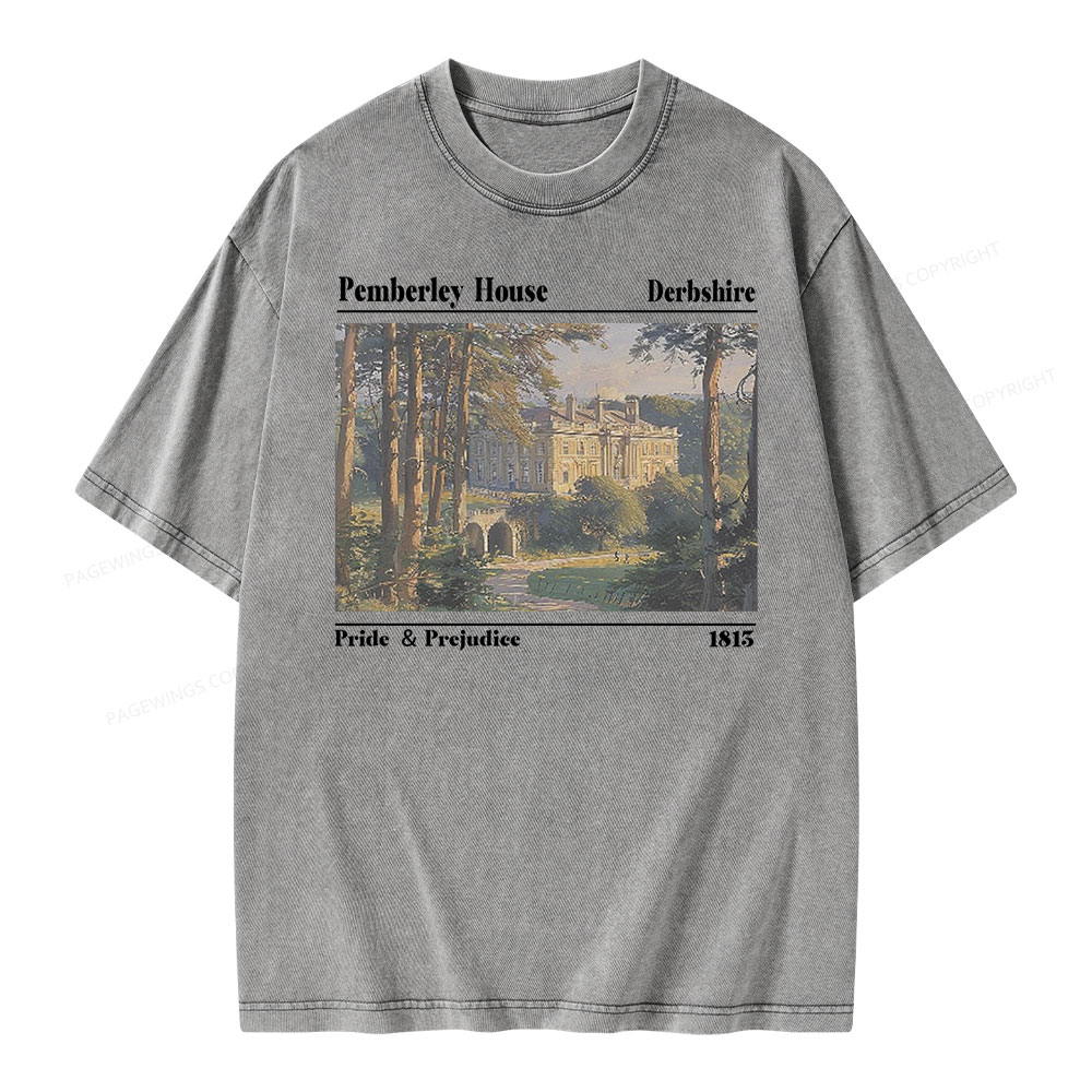 Pagewings Stop Book Banning Unisex Washed T-shirt