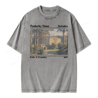 Pagewings Stop Book Banning Unisex Washed T-shirt